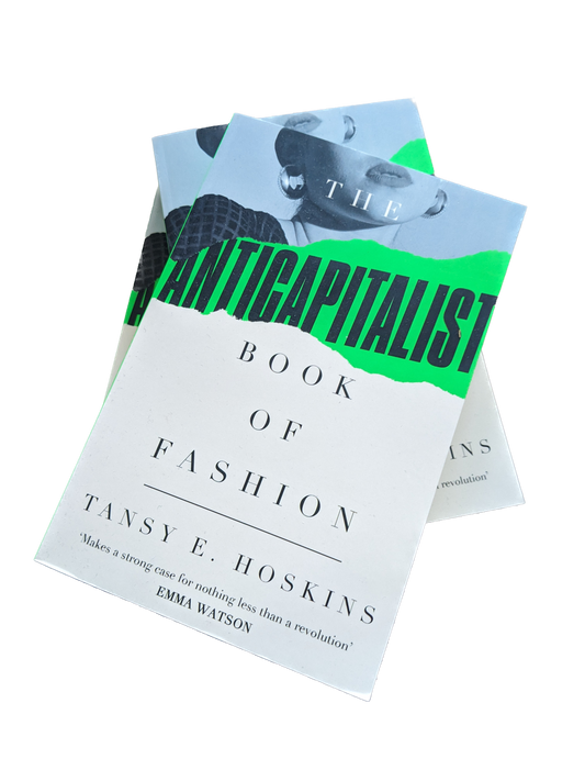 Signed copies of The Anti-Capitalist Book Of Fashion + postcard (UK only)